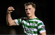 7 April 2023; Daniel Cleary of Shamrock Rovers celebrates after his side's victory in the SSE Airtricity Men's Premier Division match between Bohemians and Shamrock Rovers at Dalymount Park in Dublin. Photo by Seb Daly/Sportsfile