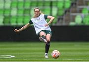 7 April 2023; Megan Connolly during a Republic of Ireland women training session at Q2 Stadium in Austin, Texas, USA. Photo by Stephen McCarthy/Sportsfile