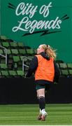 7 April 2023; Amber Barrett during a Republic of Ireland women training session at Q2 Stadium in Austin, Texas, USA. Photo by Stephen McCarthy/Sportsfile