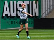 7 April 2023; Denise O'Sullivan during a Republic of Ireland women training session at Q2 Stadium in Austin, Texas, USA. Photo by Stephen McCarthy/Sportsfile