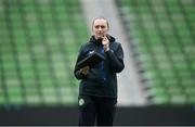 7 April 2023; StatSports technician Niamh McDaid during a Republic of Ireland women training session at Q2 Stadium in Austin, Texas, USA. Photo by Stephen McCarthy/Sportsfile
