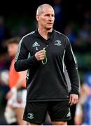 7 April 2023; Leinster senior coach Stuart Lancaster during the Heineken Champions Cup quarter-final match between Leinster and Leicester Tigers at the Aviva Stadium in Dublin. Photo by Harry Murphy/Sportsfile