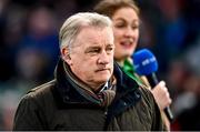 7 April 2023; Former Ireland head coach Eddie O'Sullivan before the Heineken Champions Cup quarter-final match between Leinster and Leicester Tigers at the Aviva Stadium in Dublin. Photo by Ramsey Cardy/Sportsfile