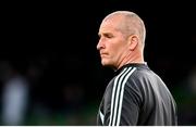 7 April 2023; Leinster senior coach Stuart Lancaster before the Heineken Champions Cup quarter-final match between Leinster and Leicester Tigers at the Aviva Stadium in Dublin. Photo by Ramsey Cardy/Sportsfile