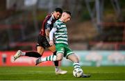 7 April 2023; Jack Byrne of Shamrock Rovers during the SSE Airtricity Men's Premier Division match between Bohemians and Shamrock Rovers at Dalymount Park in Dublin. Photo by Seb Daly/Sportsfile