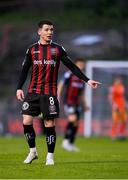 7 April 2023; Ali Coote of Bohemians during the SSE Airtricity Men's Premier Division match between Bohemians and Shamrock Rovers at Dalymount Park in Dublin. Photo by Seb Daly/Sportsfile