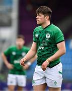 8 April 2023; Alex Mullan of Ireland during the U18 Six Nations Festival match between Ireland and Scotland at Energia Park in Dublin. Photo by Harry Murphy/Sportsfile