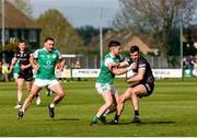 8 April 2023; Niall Murphy of Sligo in action against Conal Gallagher of London during the Connacht GAA Football Senior Championship Quarter-Final match between London and Sligo at McGovern Park in Ruislip, London. Photo by Matt Impey/Sportsfile