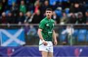 8 April 2023; Dylan Hicks of Ireland during the U18 Six Nations Festival match between Ireland and Scotland at Energia Park in Dublin. Photo by Harry Murphy/Sportsfile