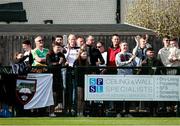 8 April 2023; Sligo supporters after the Connacht GAA Football Senior Championship Quarter-Final match between London and Sligo at McGovern Park in Ruislip, London. Photo by Matt Impey/Sportsfile