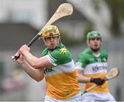 8 April 2023; Cillian Kiely of Offaly during the Joe McDonagh Cup Round 1 match between Offaly and Laois at Glenisk O'Connor Park in Tullamore, Offaly. Photo by Piaras Ó Mídheach/Sportsfile