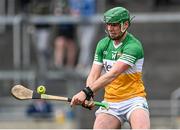 8 April 2023; Brian Duignan of Offaly during the Joe McDonagh Cup Round 1 match between Offaly and Laois at Glenisk O'Connor Park in Tullamore, Offaly. Photo by Piaras Ó Mídheach/Sportsfile