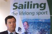 10 June 2004; Paddy Boyd of the Irish Sailing Association. Picture credit; Brendan Moran / SPORTSFILE