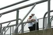 12 June 2004; Kildare fans pictured before the game. Bank of Ireland Football Championship Qualifier, Round 1, Kildare v Offaly, St. Conleth's Park, Newbridge, Co. Kildare. Picture credit; Brendan Moran / SPORTSFILE
