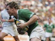 19 June 2004; Brian O'Driscoll, Ireland, goes past the South African defence to score a try. South Africa Tour June 2004, South Africa v Ireland, 2nd test, Newlands Stadium, Cape Town, South Africa. Picture credit; Matt Browne / SPORTSFILE