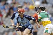 20 June 2004; David Sweeney, Dublin, in action against Colm Cassidy, Offaly. Guinness Leinster Senior Hurling Championship Semi-Final,  Dublin v Offaly, Croke Park, Dublin. Picture credit; Ray McManus / SPORTSFILE