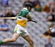20 June 2004; Brendan Murphy, Offaly, shoots to score a goal for his side. Guinness Leinster Senior Hurling Championship Semi-Final,  Dublin v Offaly, Croke Park, Dublin. Picture credit; Brian Lawless / SPORTSFILE
