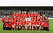 24 August 2013; The Cork squad. Ladies All-Ireland U16 ‘A’ Championship Final, Cork v Dublin, St. Brendan's Park, Birr, Co. Offaly. Picture credit: Matt Browne / SPORTSFILE