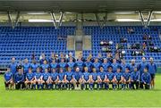 25 August 2013; The Leinster U19 squad and backroom staff. Friendly, Leinster U19 v Italy U19, Donnybrook Stadium, Donnybrook, Dublin. Picture credit: Matt Browne / SPORTSFILE