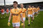 8 April 2023; Joseph Finnegan of Antrim before the Ulster GAA Football Senior Championship preliminary round match between Armagh and Antrim at Box-It Athletic Grounds in Armagh. Photo by Ramsey Cardy/Sportsfile
