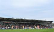 8 April 2023; A general view during the Ulster GAA Football Senior Championship preliminary round match between Armagh and Antrim at Box-It Athletic Grounds in Armagh. Photo by Ramsey Cardy/Sportsfile
