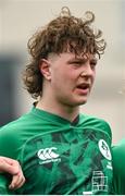 8 April 2023; Mahon Ronan of Ireland before the U18 Six Nations Festival match between Ireland and Scotland at Energia Park in Dublin. Photo by Harry Murphy/Sportsfile