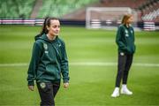8 April 2023; Roma McLaughlin of Republic of Ireland before the women's international friendly match between USA and Republic of Ireland at the Q2 Stadium in Austin, Texas. Photo by Stephen McCarthy/Sportsfile