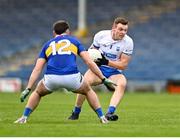 9 April 2023; Dermot Ryan of Waterford in action against Mikey O'Shea of Tipperary during the Munster GAA Football Senior Championship Quarter-Final match between Tipperary and Waterford at FBD Semple Stadium in Thurles, Tipperary. Photo by Stephen Marken/Sportsfile
