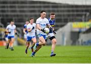 9 April 2023; Darragh Corcoran of Waterford in action against Colman Kennedy of Tipperary during the Munster GAA Football Senior Championship Quarter-Final match between Tipperary and Waterford at FBD Semple Stadium in Thurles, Tipperary. Photo by Stephen Marken/Sportsfile