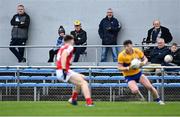 9 April 2023; Spectators look on during the Munster GAA Football Senior Championship Quarter-Final match between Clare and Cork at Cusack Park in Ennis, Clare. Photo by Piaras Ó Mídheach/Sportsfile