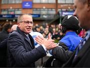 9 April 2023; Syndicate manager James Fenton after sending out Ashroe Diamond to win the Irish Stallion Farms EBF Honeysuckle Mares Novice Hurdle on day two of the Fairyhouse Easter Festival at Fairyhouse Racecourse in Ratoath, Meath. Photo by Harry Murphy/Sportsfile
