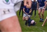 9 April 2023; Two year old Fia Healy, daughter of Wicklow player Dean Healy, takes part in the Wicklow warm-down after the Leinster GAA Football Senior Championship Round 1 match between Wicklow and Carlow at Echelon Park in Aughrim, Wicklow. Photo by Daire Brennan/Sportsfile