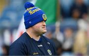 9 April 2023; Roscommon manager Davy Burke during the Connacht GAA Football Senior Championship Quarter-Final match between Mayo and Roscommon at Hastings Insurance MacHale Park in Castlebar, Mayo. Photo by Ramsey Cardy/Sportsfile