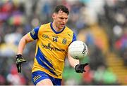 9 April 2023; Diarmuid Murtagh of Roscommon during the Connacht GAA Football Senior Championship Quarter-Final match between Mayo and Roscommon at Hastings Insurance MacHale Park in Castlebar, Mayo. Photo by Ramsey Cardy/Sportsfile