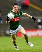 9 April 2023; Conor Loftus of Mayo during the Connacht GAA Football Senior Championship Quarter-Final match between Mayo and Roscommon at Hastings Insurance MacHale Park in Castlebar, Mayo. Photo by Ramsey Cardy/Sportsfile