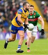 9 April 2023; Donie Smith of Roscommon during the Connacht GAA Football Senior Championship Quarter-Final match between Mayo and Roscommon at Hastings Insurance MacHale Park in Castlebar, Mayo. Photo by Ramsey Cardy/Sportsfile