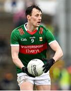 9 April 2023; Diarmuid O’Connor of Mayo during the Connacht GAA Football Senior Championship Quarter-Final match between Mayo and Roscommon at Hastings Insurance MacHale Park in Castlebar, Mayo. Photo by Ramsey Cardy/Sportsfile