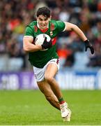 9 April 2023; Tommy Conroy of Mayo during the Connacht GAA Football Senior Championship Quarter-Final match between Mayo and Roscommon at Hastings Insurance MacHale Park in Castlebar, Mayo. Photo by Ramsey Cardy/Sportsfile