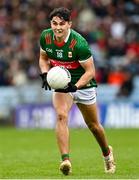 9 April 2023; Tommy Conroy of Mayo during the Connacht GAA Football Senior Championship Quarter-Final match between Mayo and Roscommon at Hastings Insurance MacHale Park in Castlebar, Mayo. Photo by Ramsey Cardy/Sportsfile