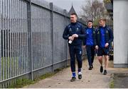9 April 2023; Wicklow manager Oisín McConville makes his way out of the dressing-room ahead of the Leinster GAA Football Senior Championship Round 1 match between Wicklow and Carlow at Echelon Park in Aughrim, Wicklow. Photo by Daire Brennan/Sportsfile