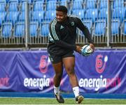 10 April 2023; Temi Lasisi during Leinster rugby squad training at Energia Park in Dublin. Photo by Harry Murphy/Sportsfile