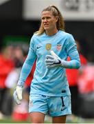 8 April 2023; United States goalkeeper Alyssa Naeher during the Women's International friendly match between USA and Republic of Ireland at the Q2 Stadium in Austin, Texas. Photo by Brendan Moran/Sportsfile