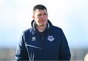10 April 2023; Drogheda United manager Kevin Doherty before the SSE Airtricity Men's Premier Division match between Drogheda United and St Patrick's Athletic at Weaver's Park in Drogheda, Louth. Photo by Ben McShane/Sportsfile