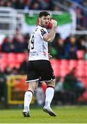 10 April 2023; Patrick Hoban of Dundalk during the SSE Airtricity Men's Premier Division match between Cork City and Dundalk at Turner's Cross in Cork. Photo by Eóin Noonan/Sportsfile