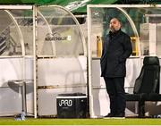 10 April 2023; UCD manager Andy Myler during the SSE Airtricity Men's Premier Division match between Shamrock Rovers and UCD at Tallaght Stadium in Dublin. Photo by Piaras Ó Mídheach/Sportsfile