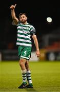 10 April 2023; Roberto Lopes of Shamrock Rovers after his side's victory in the SSE Airtricity Men's Premier Division match between Shamrock Rovers and UCD at Tallaght Stadium in Dublin. Photo by Piaras Ó Mídheach/Sportsfile