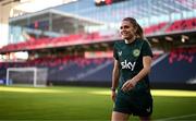 10 April 2023; Jamie Finn during a Republic of Ireland women training session at Citypark in St Louis, Missouri, USA. Photo by Stephen McCarthy/Sportsfile