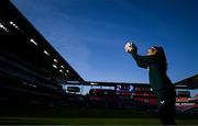 10 April 2023; Goalkeeper Grace Moloney during a Republic of Ireland women training session at Citypark in St Louis, Missouri, USA. Photo by Stephen McCarthy/Sportsfile