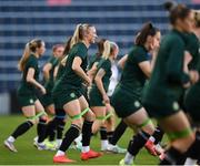 10 April 2023; Louise Quinn during a Republic of Ireland women training session at Citypark in St Louis, Missouri, USA. Photo by Stephen McCarthy/Sportsfile