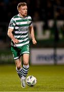 10 April 2023; Sean Hoare of Shamrock Rovers during the SSE Airtricity Men's Premier Division match between Shamrock Rovers and UCD at Tallaght Stadium in Dublin. Photo by Piaras Ó Mídheach/Sportsfile